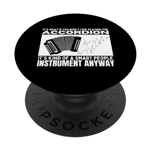 Akkordeon ist für kluge Leute lustiger Akkordeonist PopSockets Klebender PopGrip Akkordeon ist für kluge Leute lustiger Akkordeonist PopSockets Klebender PopGrip von Acordeones Para Adultos Designs