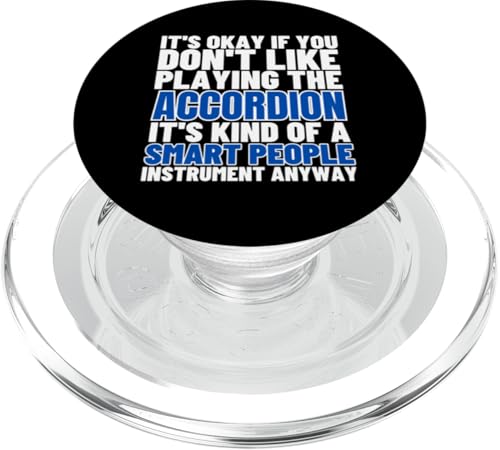 Akkordeon ist für kluge Leute lustiger Akkordeonist PopSockets PopGrip für MagSafe von Acordeones Para Adultos Designs