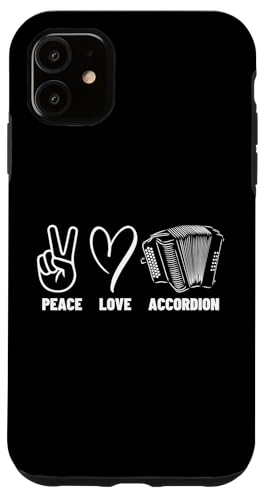 Akkordeonist Peace Love Akkordeon Herren Damen Akkordeonspieler Hülle für iPhone 11 Akkordeonist Peace Love Akkordeon Herren Damen Akkordeonspieler Hülle für iPhone 11 von Acordeones Para Adultos Designs