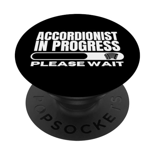 Akkordeonist in Bearbeitung Loading Lustiges Akkordeon PopSockets Klebender PopGrip von Acordeones Para Adultos Designs