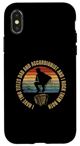 Akkordeonist und Papa stolz, lustiges Männer-Akkordeon Hülle für iPhone X/XS Akkordeonist und Papa stolz, lustiges Männer-Akkordeon Hülle für iPhone X/XS von Acordeones Para Adultos Designs