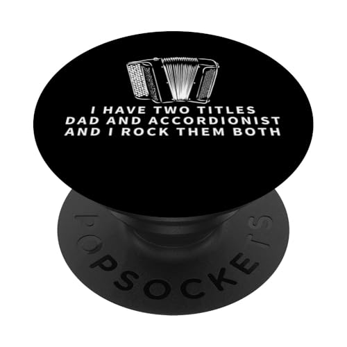 Akkordeonist und Papa stolz, lustiges Männer-Akkordeon PopSockets Klebender PopGrip Akkordeonist und Papa stolz, lustiges Männer-Akkordeon PopSockets Klebender PopGrip von Acordeones Para Adultos Designs