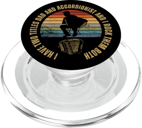 Akkordeonist und Papa stolz, lustiges Männer-Akkordeon PopSockets PopGrip für MagSafe Akkordeonist und Papa stolz, lustiges Männer-Akkordeon PopSockets PopGrip für MagSafe von Acordeones Para Adultos Designs