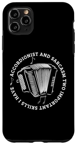 Akkordeonist und Sarkasmus lustiger Akkordeonspieler Hülle für iPhone 11 Pro Max von Acordeones Para Adultos Designs