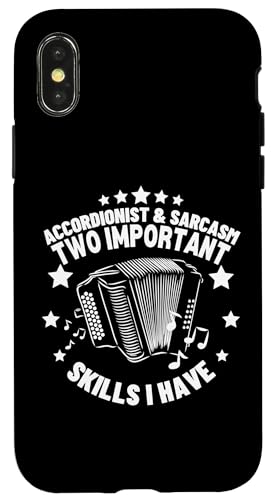 Akkordeonist und Sarkasmus lustiger Akkordeonspieler Hülle für iPhone X/XS Akkordeonist und Sarkasmus lustiger Akkordeonspieler Hülle für iPhone X/XS von Acordeones Para Adultos Designs