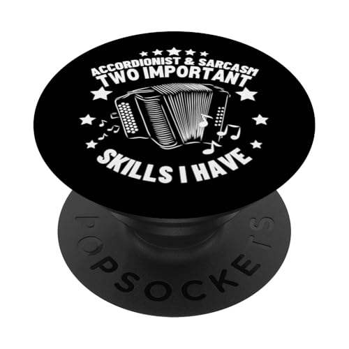 Akkordeonist und Sarkasmus lustiger Akkordeonspieler PopSockets Klebender PopGrip Akkordeonist und Sarkasmus lustiger Akkordeonspieler PopSockets Klebender PopGrip von Acordeones Para Adultos Designs
