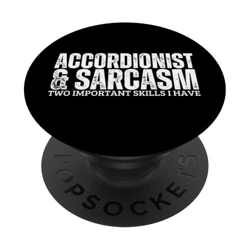Akkordeonist und Sarkasmus lustiger Akkordeonspieler PopSockets Klebender PopGrip Akkordeonist und Sarkasmus lustiger Akkordeonspieler PopSockets Klebender PopGrip von Acordeones Para Adultos Designs