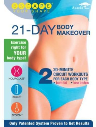 Escape Your Shape: 21-Day Body Makeover [DVD] [Region 1] [NTSC] [US Import] von AcornMedia