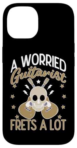 A Worried Guitarist Frets A Lot Akustikgitarre Hülle für iPhone 14 A Worried Guitarist Frets A Lot Akustikgitarre Hülle für iPhone 14 von Acoustic Electric Guitar Designs For Musicians