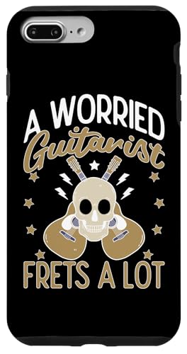 A Worried Guitarist Frets A Lot Akustikgitarre Hülle für iPhone 7 Plus/8 Plus A Worried Guitarist Frets A Lot Akustikgitarre Hülle für iPhone 7 Plus/8 Plus von Acoustic Electric Guitar Designs For Musicians
