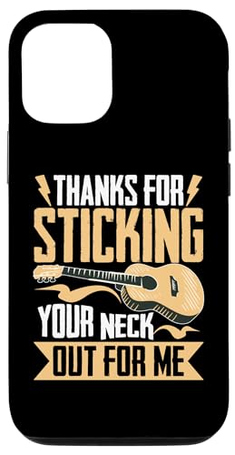 Akustikgitarre mit Aufschrift "Thanks For Sticking Your Neck Out For Me" Hülle für iPhone 12/12 Pro Akustikgitarre mit Aufschrift "Thanks For Sticking Your Neck Out For Me" Hülle für iPhone 12/12 Pro von Acoustic Electric Guitar Designs For Musicians