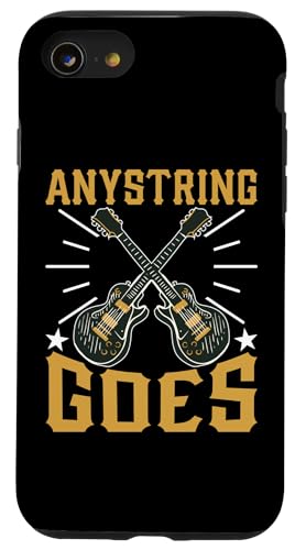 Anystring Goes Akustikgitarre Hülle für iPhone SE (2020) / 7 / 8 von Acoustic Electric Guitar Designs For Musicians