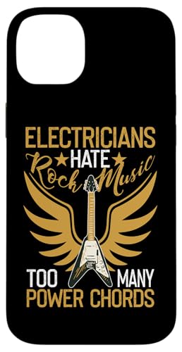 Elektriker hassen Rockmusik - Too Many Power Chords Hülle für iPhone 14 Plus Elektriker hassen Rockmusik - Too Many Power Chords Hülle für iPhone 14 Plus von Acoustic Electric Guitar Designs For Musicians