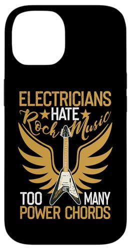 Elektriker hassen Rockmusik - Too Many Power Chords Hülle für iPhone 14 Elektriker hassen Rockmusik - Too Many Power Chords Hülle für iPhone 14 von Acoustic Electric Guitar Designs For Musicians