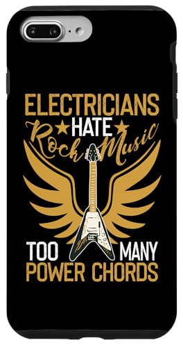 Elektriker hassen Rockmusik - Too Many Power Chords Hülle für iPhone 7 Plus/8 Plus Elektriker hassen Rockmusik - Too Many Power Chords Hülle für iPhone 7 Plus/8 Plus von Acoustic Electric Guitar Designs For Musicians