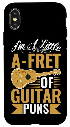 Ich bin ein bisschen sauer auf Gitarren-Wortspiele Hülle für iPhone X/XS Ich bin ein bisschen sauer auf Gitarren-Wortspiele Hülle für iPhone X/XS von Acoustic Electric Guitar Designs For Musicians