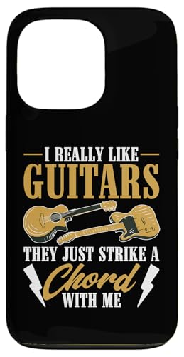 Ich mag Gitarren wirklich - sie treffen einfach einen Nerv bei mir Hülle für iPhone 13 Pro Ich mag Gitarren wirklich - sie treffen einfach einen Nerv bei mir Hülle für iPhone 13 Pro von Acoustic Electric Guitar Designs For Musicians
