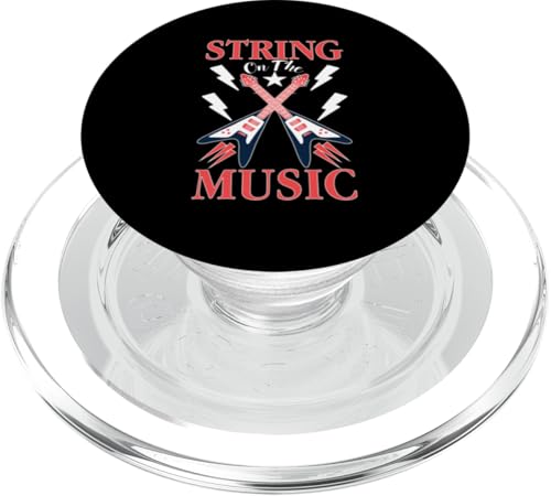 Saite auf der Musik für E-Gitarrenspieler PopSockets PopGrip für MagSafe Saite auf der Musik für E-Gitarrenspieler PopSockets PopGrip für MagSafe von Acoustic Electric Guitar Designs For Musicians