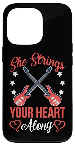 She Strings Your Heart Along E-Gitarre Hülle für iPhone 13 Pro She Strings Your Heart Along E-Gitarre Hülle für iPhone 13 Pro von Acoustic Electric Guitar Designs For Musicians