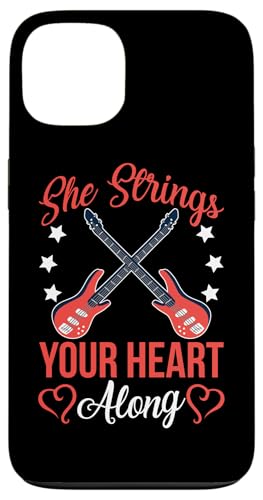 She Strings Your Heart Along E-Gitarre Hülle für iPhone 13 She Strings Your Heart Along E-Gitarre Hülle für iPhone 13 von Acoustic Electric Guitar Designs For Musicians