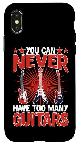 Sie können nie zu viele Gitarren haben elektrisch Hülle für iPhone X/XS Sie können nie zu viele Gitarren haben elektrisch Hülle für iPhone X/XS von Acoustic Electric Guitar Designs For Musicians