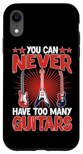 Sie können nie zu viele Gitarren haben elektrisch Hülle für iPhone XR Sie können nie zu viele Gitarren haben elektrisch Hülle für iPhone XR von Acoustic Electric Guitar Designs For Musicians