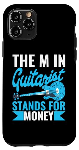 The M In Guitarist steht für Geld Hülle für iPhone 11 Pro The M In Guitarist steht für Geld Hülle für iPhone 11 Pro von Acoustic Electric Guitar Designs For Musicians