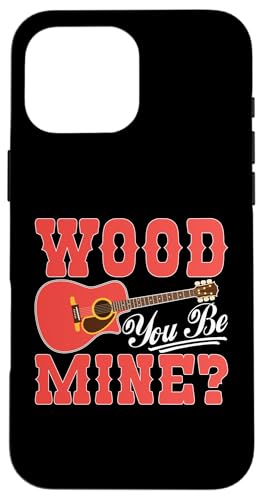 Wood You Be Mine? Akustische Westerngitarre Hülle für iPhone 16 Pro Max Wood You Be Mine? Akustische Westerngitarre Hülle für iPhone 16 Pro Max von Acoustic Electric Guitar Designs For Musicians