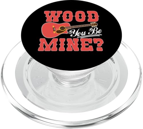 Wood You Be Mine? Akustische Westerngitarre PopSockets PopGrip für MagSafe Wood You Be Mine? Akustische Westerngitarre PopSockets PopGrip für MagSafe von Acoustic Electric Guitar Designs For Musicians