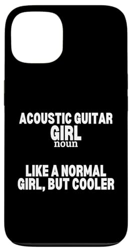 Akustikgitarre Mädchen Definition Frauen Akustikgitarre Spieler Hülle für iPhone 13 von Acoustic Guitar Gifts For Men