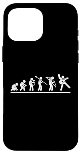 Akustikgitarre Spieler Evolution Männer Lustige Akustikgitarre Hülle für iPhone 16 Pro Max von Acoustic Guitar Gifts For Men