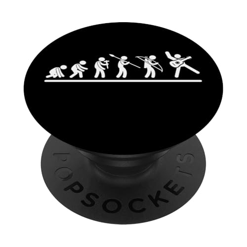 Akustikgitarre Spieler Evolution Männer Lustige Akustikgitarre PopSockets Klebender PopGrip Akustikgitarre Spieler Evolution Männer Lustige Akustikgitarre PopSockets Klebender PopGrip von Acoustic Guitar Gifts For Men