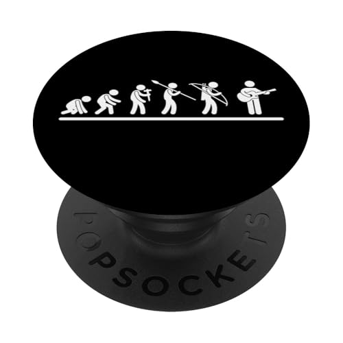 Akustikgitarre Spieler Evolution Männer Lustige Akustikgitarre PopSockets Klebender PopGrip Akustikgitarre Spieler Evolution Männer Lustige Akustikgitarre PopSockets Klebender PopGrip von Acoustic Guitar Gifts For Men