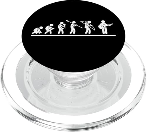 Akustikgitarre Spieler Evolution Männer Lustige Akustikgitarre PopSockets PopGrip für MagSafe Akustikgitarre Spieler Evolution Männer Lustige Akustikgitarre PopSockets PopGrip für MagSafe von Acoustic Guitar Gifts For Men