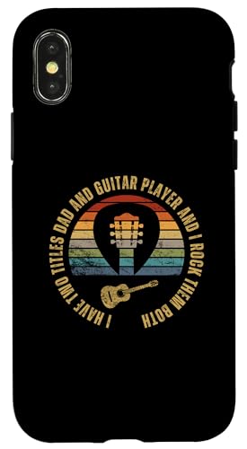 Akustikgitarre Spieler und Dad Proud Funny Men Guitar Hülle für iPhone X/XS Akustikgitarre Spieler und Dad Proud Funny Men Guitar Hülle für iPhone X/XS von Acoustic Guitar Gifts For Men