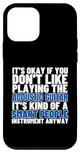Akustikgitarre ist für kluge Menschen Akustikgitarren Hülle für iPhone 12 mini von Acoustic Guitar Gifts For Men