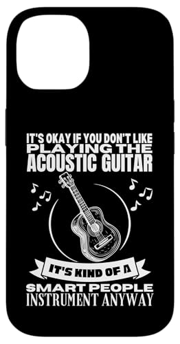 Akustikgitarre ist für kluge Menschen Akustikgitarren Hülle für iPhone 14 von Acoustic Guitar Gifts For Men