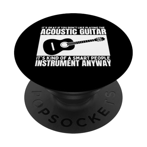 Akustikgitarre ist für kluge Menschen Akustikgitarren PopSockets Klebender PopGrip Akustikgitarre ist für kluge Menschen Akustikgitarren PopSockets Klebender PopGrip von Acoustic Guitar Gifts For Men