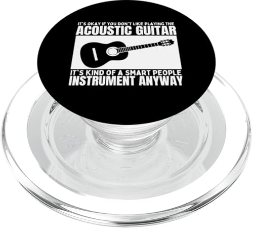 Akustikgitarre ist für kluge Menschen Akustikgitarren PopSockets PopGrip für MagSafe von Acoustic Guitar Gifts For Men