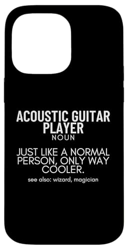 Akustische Gitarre Spieler Definition Lustige Akustikgitarre Hülle für iPhone 14 Pro Max von Acoustic Guitar Gifts For Men