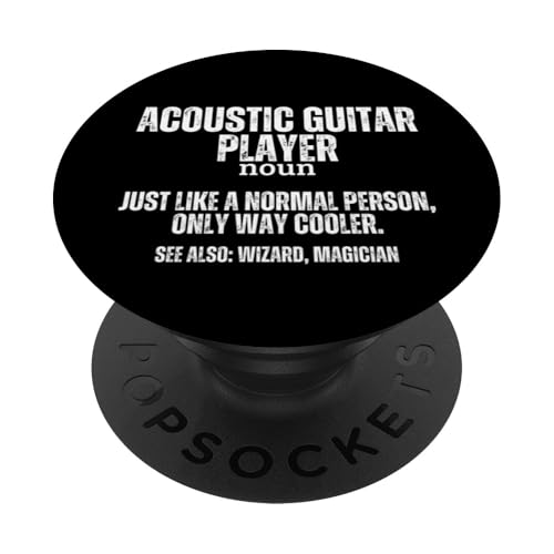Akustische Gitarre Spieler Definition Lustige Akustikgitarre PopSockets Klebender PopGrip Akustische Gitarre Spieler Definition Lustige Akustikgitarre PopSockets Klebender PopGrip von Acoustic Guitar Gifts For Men