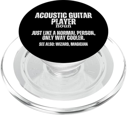 Akustische Gitarre Spieler Definition Lustige Akustikgitarre PopSockets PopGrip für MagSafe Akustische Gitarre Spieler Definition Lustige Akustikgitarre PopSockets PopGrip für MagSafe von Acoustic Guitar Gifts For Men