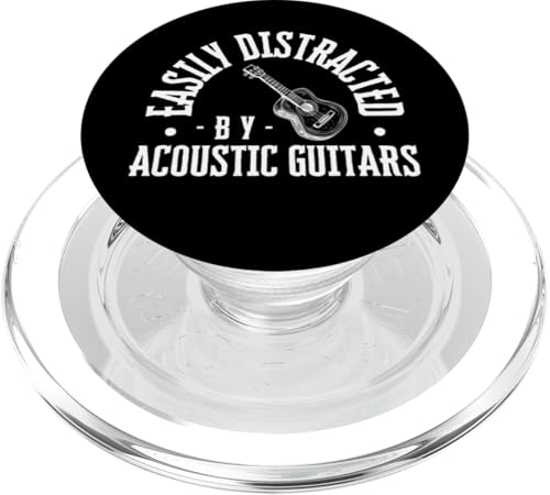 Lässt sich leicht von akustischen Gitarren und Akustikgitarren ablenken PopSockets PopGrip für MagSafe Lässt sich leicht von akustischen Gitarren und Akustikgitarren ablenken PopSockets PopGrip für MagSafe von Acoustic Guitar Gifts For Men