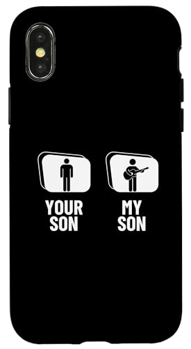 Lustiger Akustikgitarre mit Aufschrift "Your Son My Son Mom Dad" Hülle für iPhone X/XS Lustiger Akustikgitarre mit Aufschrift "Your Son My Son Mom Dad" Hülle für iPhone X/XS von Acoustic Guitar Gifts For Men