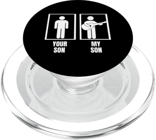 Lustiger Akustikgitarre mit Aufschrift "Your Son My Son Mom Dad" PopSockets PopGrip für MagSafe Lustiger Akustikgitarre mit Aufschrift "Your Son My Son Mom Dad" PopSockets PopGrip für MagSafe von Acoustic Guitar Gifts For Men