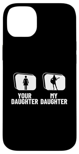 Lustiger Akustikgitarrenspieler mit Aufschrift "Your Daughter My Daugh Hülle für iPhone 14 Plus von Acoustic Guitar Gifts For Men