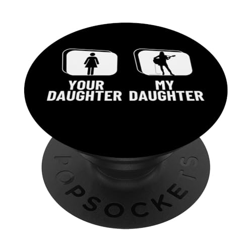 Lustiger Akustikgitarrenspieler mit Aufschrift "Your Daughter My Daugh PopSockets Klebender PopGrip Lustiger Akustikgitarrenspieler mit Aufschrift "Your Daughter My Daugh PopSockets Klebender PopGrip von Acoustic Guitar Gifts For Men
