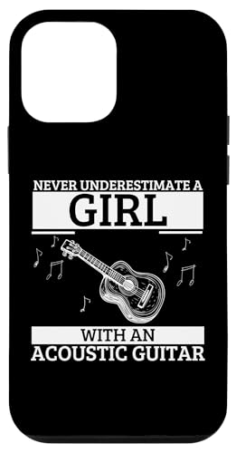 Unterschätzen Sie niemals ein Mädchen mit einer Akustikgitarre Hülle für iPhone 12 mini Unterschätzen Sie niemals ein Mädchen mit einer Akustikgitarre Hülle für iPhone 12 mini von Acoustic Guitar Gifts For Men