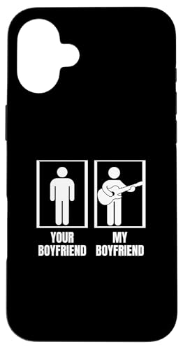 Your Boyfriend My Boyfriend Lustiger Akustikgitarrenspieler Hülle für iPhone 16 Plus von Acoustic Guitar Gifts For Men