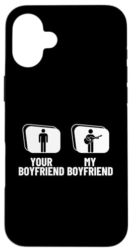 Your Boyfriend My Boyfriend Lustiger Akustikgitarrenspieler Hülle für iPhone 16 Plus von Acoustic Guitar Gifts For Men